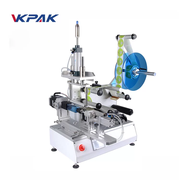 Mesin Pelabelan Gulungan Separa Automatik VK-T805 Untuk Botol Persegi