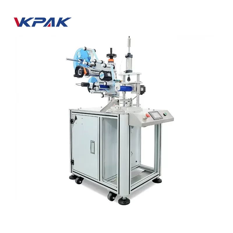 Pelabel Botol Bulat Jenis Lantai Separa Automatik VK-T808